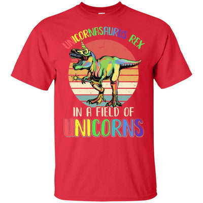 Be A Unicornasaurus Rex In A Field Of Unicorns-T-Shirt & Hoodie-Classic T-Shirt-Red