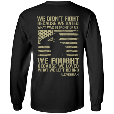 US Veteran Affairs-T-Shirt & Hoodie-Long Sleeve T-Shirt-Black