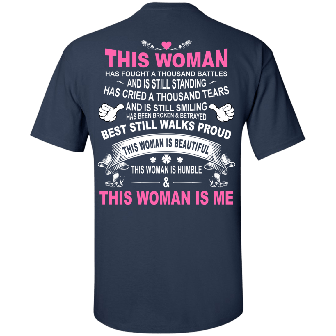 This Woman Is Me-T-Shirt & Hoodie-Classic T-Shirt-Navy