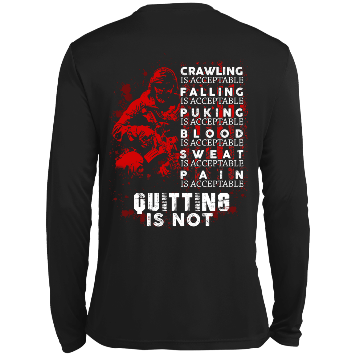 SPARTAN WARRIOR-T-Shirt & Hoodie-Long Sleeve T-Shirt-Black