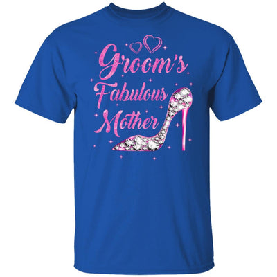 Groom's Fabulous Mother Happy Wedding Marry Vintage-T-Shirt & Tank Top-Classic T-Shirt-Royal