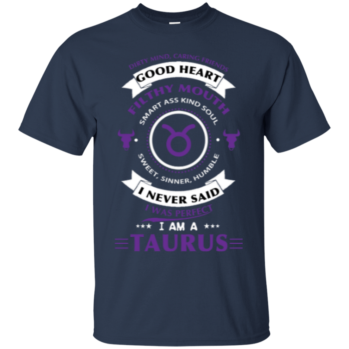 I'm A Taurus-T-Shirt & Hoodie-Classic T-Shirt-Navy