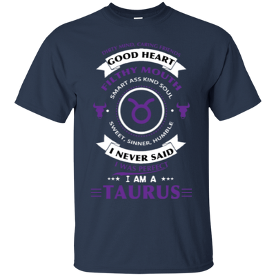 I'm A Taurus-T-Shirt & Hoodie-Classic T-Shirt-Navy