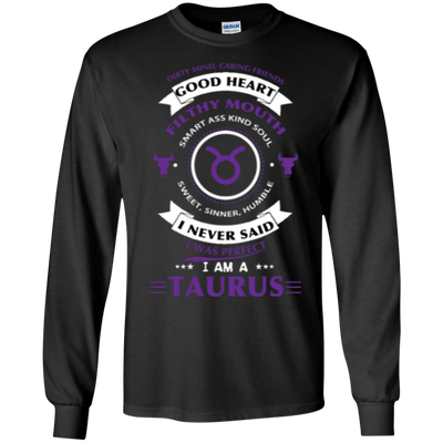 I'm A Taurus-T-Shirt & Hoodie-Long Sleeve T-Shirt-Black