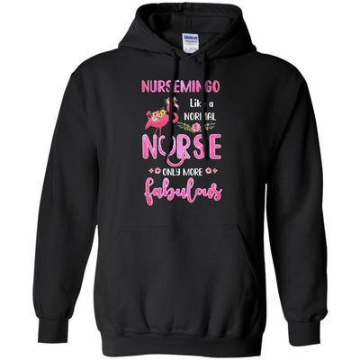 Nursemingo Like A Normal Nurse Only More Fabulous Mom-T-Shirt & Hoodie-Pullover Hoodie-Black