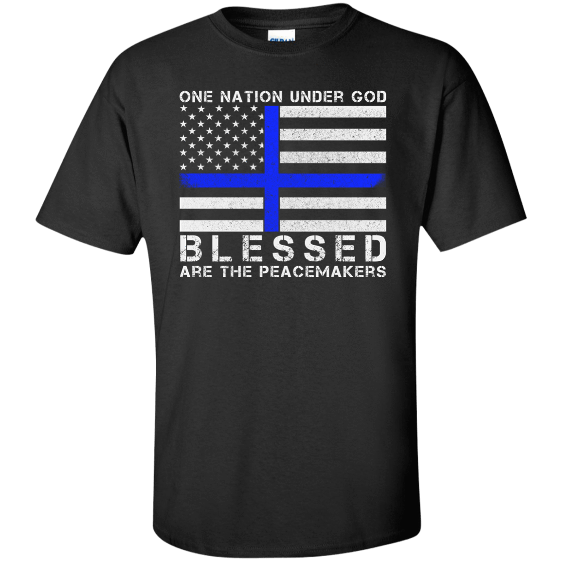 One Nation Under God-T-Shirt & Hoodie-Classic T-Shirt-Black