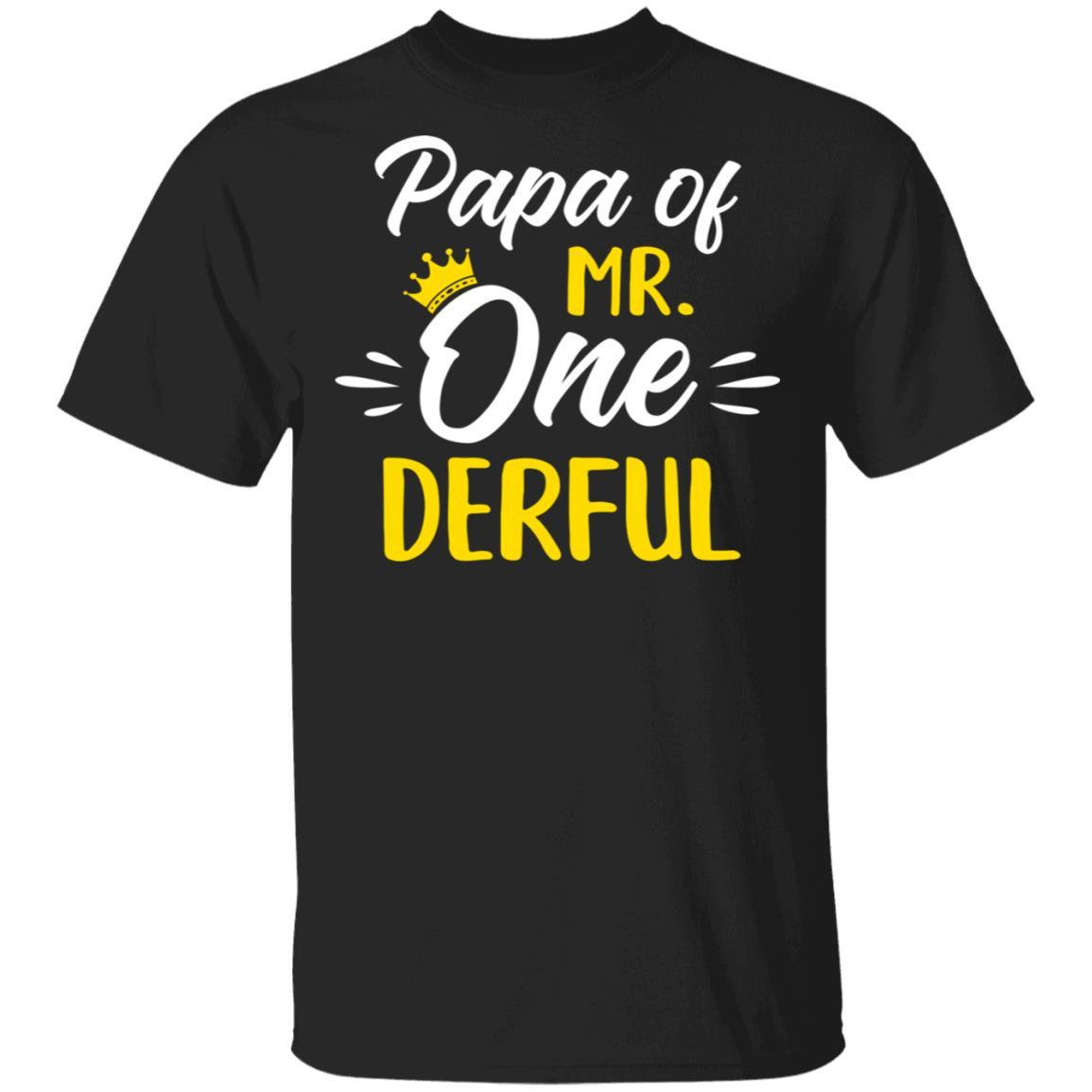 Papa Of Mr Onederful 1st Birthday Party Costumes Gifts