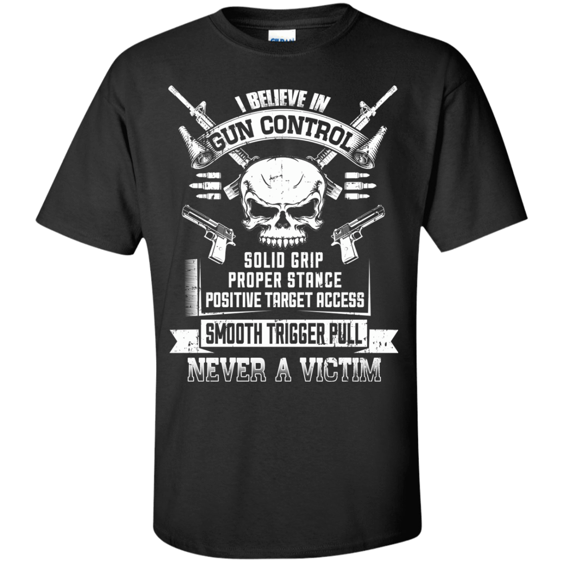 I Believe In Gun Control-T-Shirt & Hoodie-Classic T-Shirt-Black