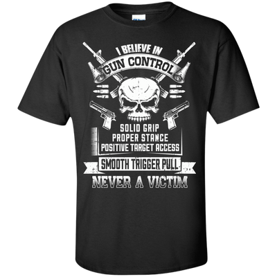 I Believe In Gun Control-T-Shirt & Hoodie-Classic T-Shirt-Black