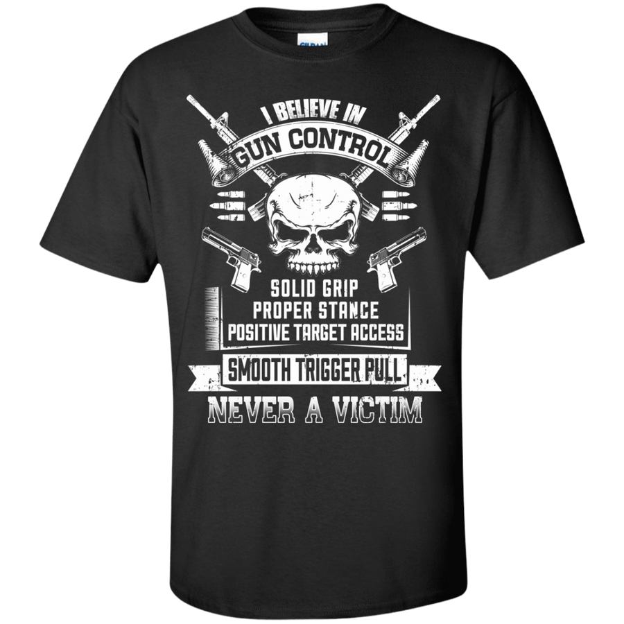 I Believe In Gun Control-T-Shirt & Hoodie-Classic T-Shirt-Black