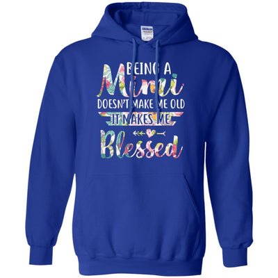 Being A Mimi Doesn't Make Me Old It Makes Me Blessed-T-Shirt & Hoodie-Pullover Hoodie-Royal