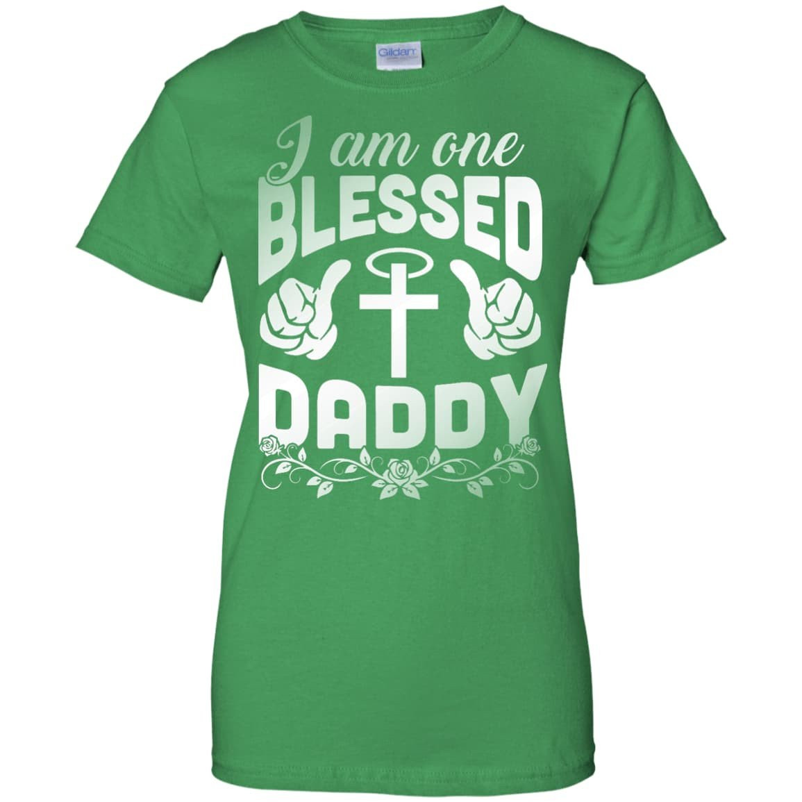 I Am One Blessed Daddy-T-Shirt & Hoodie-Women's T-Shirt-Irish Green