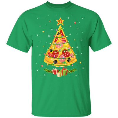Pizza Christmas Pizza Slice Funny Christmas Tree-T-Shirt & Sweatshirt-Classic T-Shirt-Irish Green