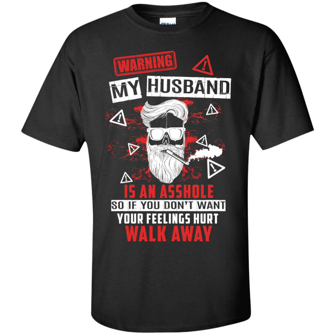 My Husband Is An A**hole-T-Shirt & Hoodie-Classic T-Shirt-Black