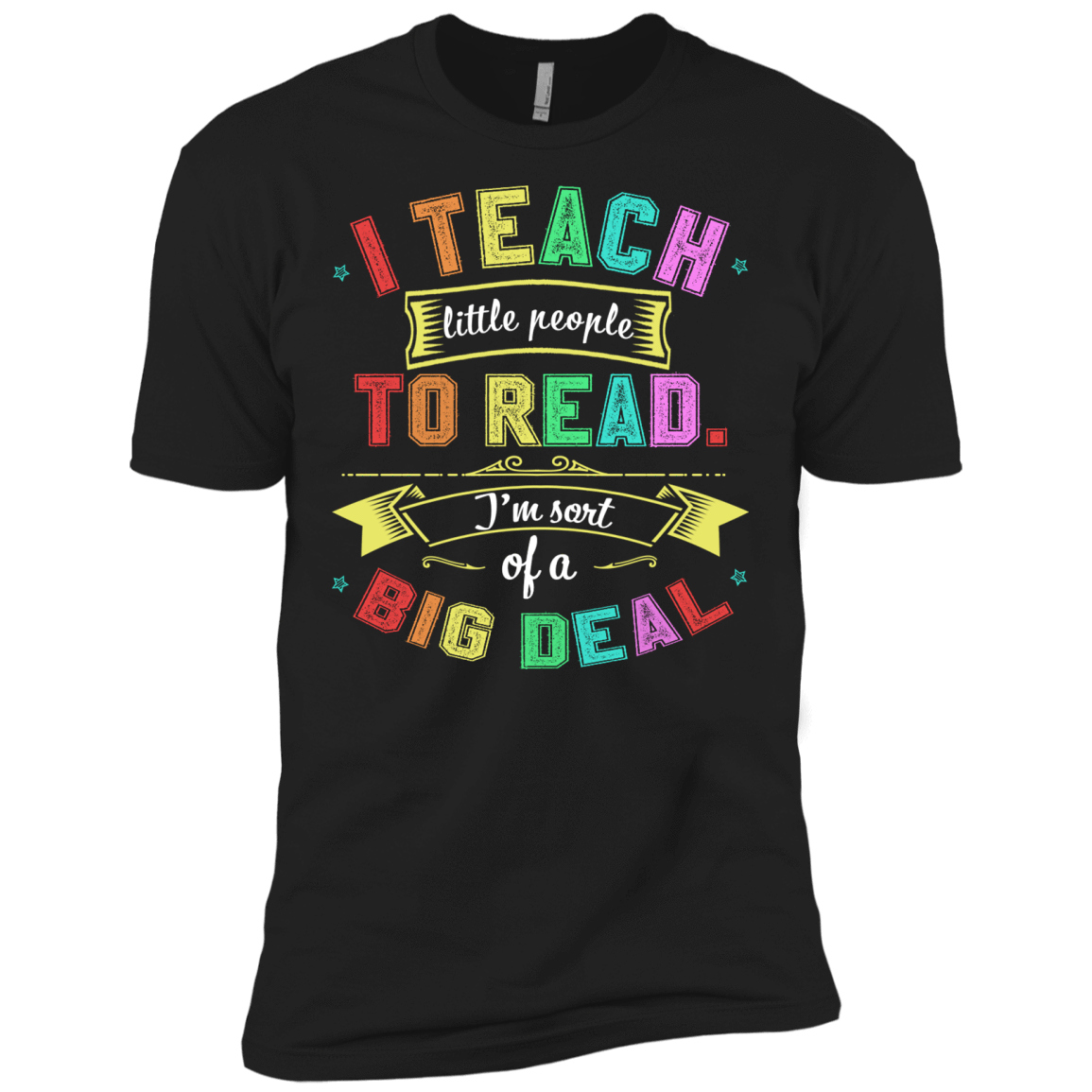 I Teach Little People To Read-T-Shirt & Hoodie-Premium T-Shirt-Black