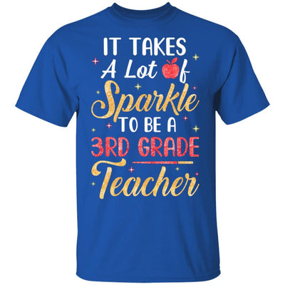 It Takes Lots Of Sparkle To Be A 3rd Grade Teacher-T-Shirt & Hoodie-Classic T-Shirt-Royal