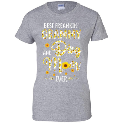 Best Freakin Grammy And Dog Mom Ever Mother Day Gift-T-Shirt & Hoodie-Women's T-Shirt-Sport Grey