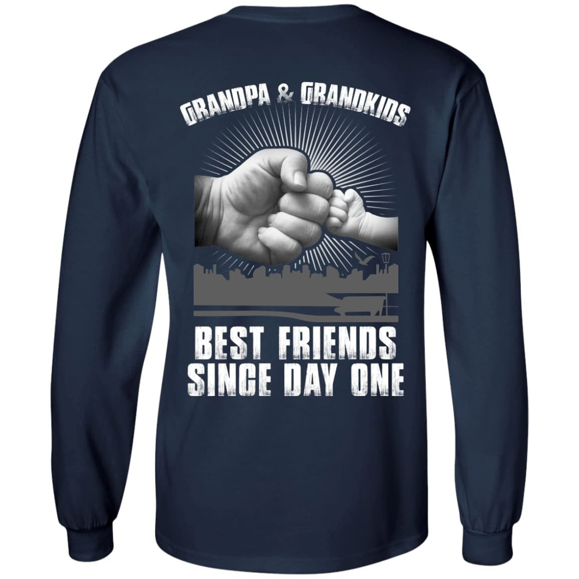 Grandpa And Grandkids Best Friends Single Day One-T-Shirt & Hoodie-