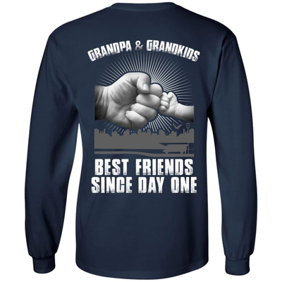 Grandpa And Grandkids Best Friends Single Day One-T-Shirt & Hoodie-
