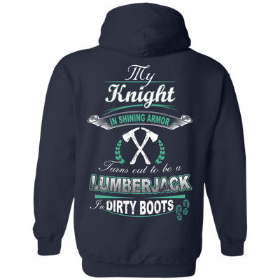 Turns out to be a LUMBERJACK In Dirty Boots-T-Shirt & Hoodie-Pullover Hoodie-Navy