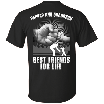 Pappap And Grandson Best Friends For Life-T-Shirt & Hoodie-Classic T-Shirt-Black
