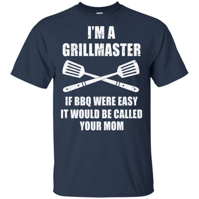 I'm A Grill Master Funny BBQ Barbecue Smoker Chef-T-Shirt & Hoodie-Classic T-Shirt-Navy