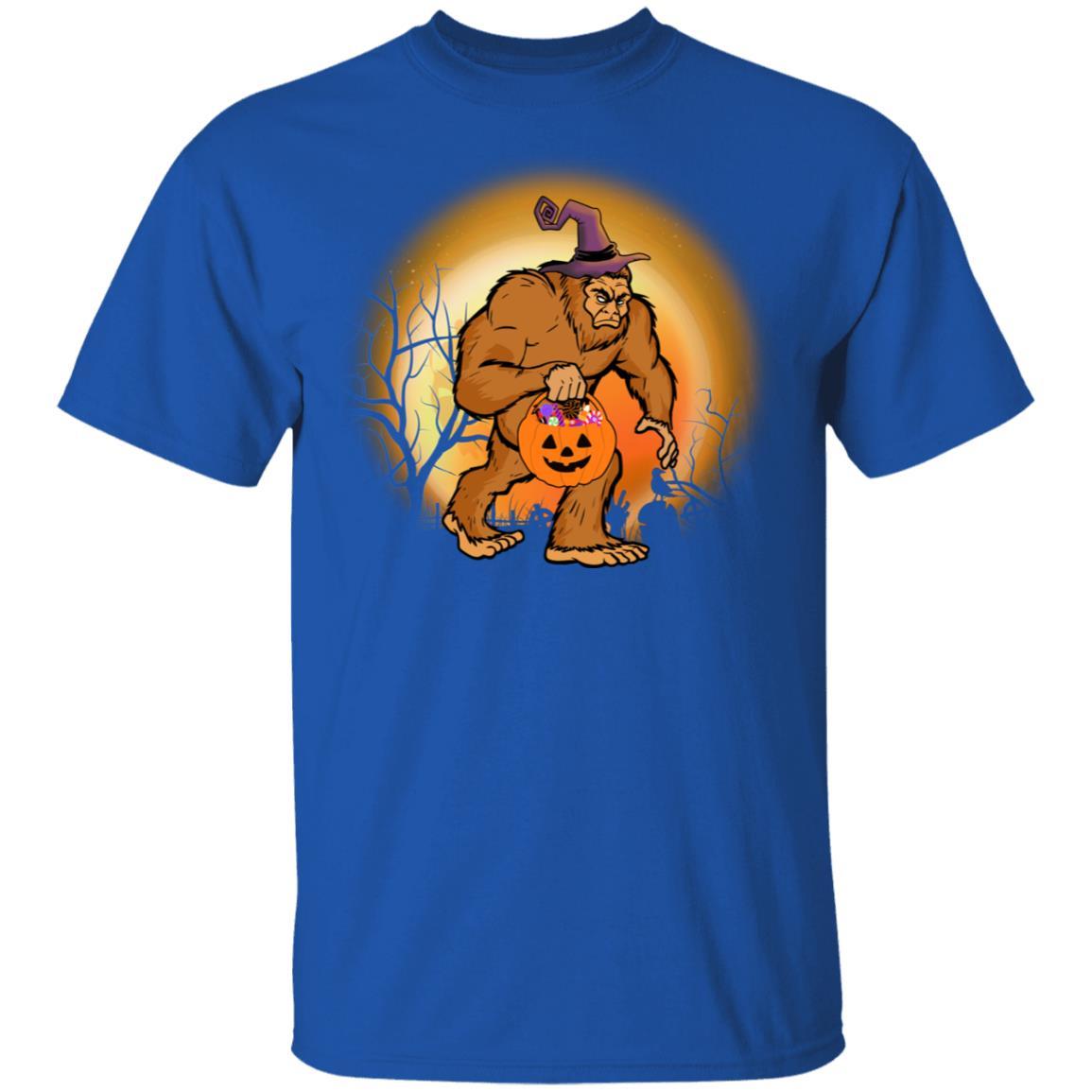 Funny Bigfoot Halloween For Kids Boys Girls-T-Shirt & Hoodie-Classic T-Shirt-Royal