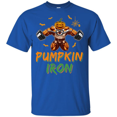 Halloween Gym Workout Pumpkin Iron Motivation For Men-T-Shirt & Hoodie-Classic T-Shirt-Royal