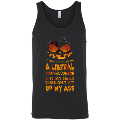 I Was Going to be a Liberal for Halloween-T-Shirt & Hoodie-Unisex Tank-Black