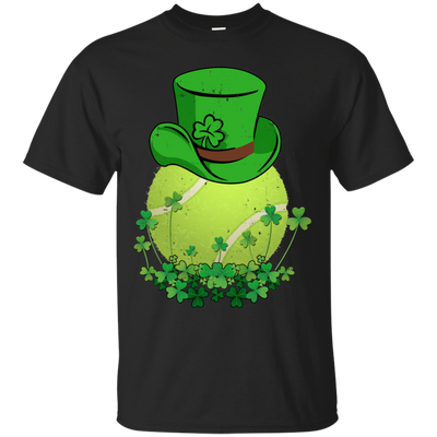 Shamrock Tennis Leprechaun St Patricks Day-T-Shirt & Hoodie-Classic T-Shirt-Black