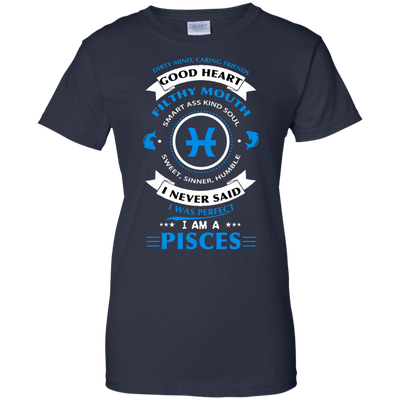 I'm A Pisces-T-Shirt & Hoodie-Women's T-Shirt-Navy