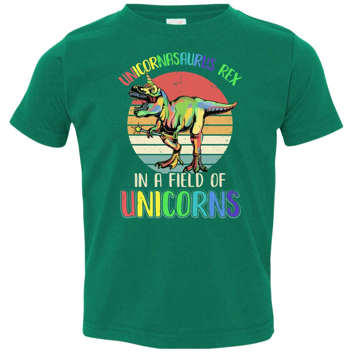 Be A Unicornasaurus Rex In A Field Of Unicorns Youth-Youth Shirt-Toddler T-Shirt-Kelly