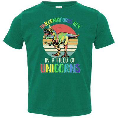 Be A Unicornasaurus Rex In A Field Of Unicorns Youth-Youth Shirt-Toddler T-Shirt-Kelly