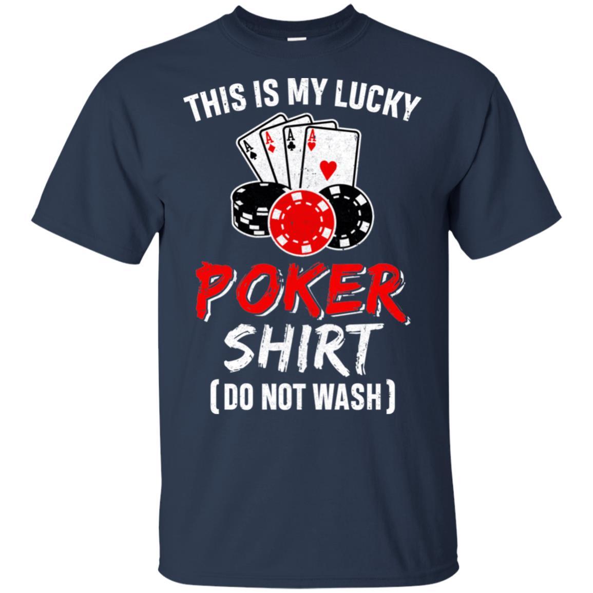 This Is My Lucky Poker-T-Shirt & Hoodie-Classic T-Shirt-Navy