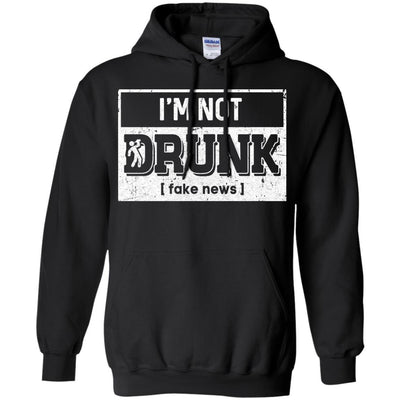 I'm Not Drunk Fake New St Patricks Day Drinking-T-Shirt & Hoodie-Pullover Hoodie-Black