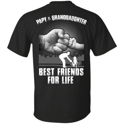 Papy And Granddaughter Best Friends For Life-T-Shirt & Hoodie-Classic T-Shirt-Black