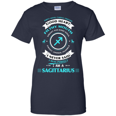 I'm A Sagittarius-T-Shirt & Hoodie-Women's T-Shirt-Navy