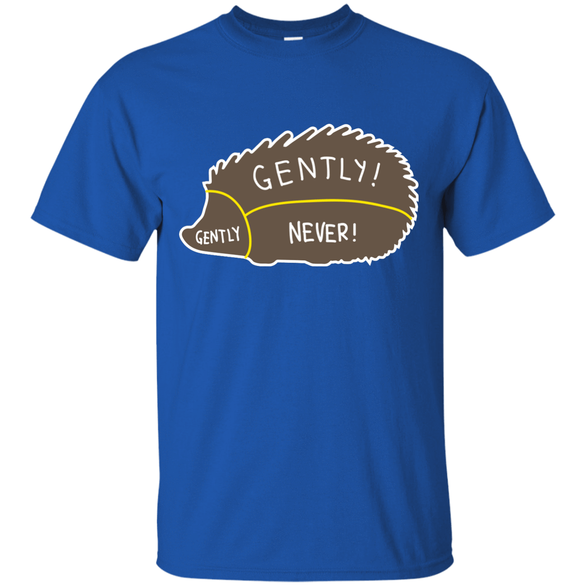 Proper way to pet a Hedgehog lover-T-Shirt & Hoodie-Classic T-Shirt-Royal