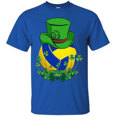 Shamrock Volleyball Leprechaun St Patricks Day-T-Shirt & Hoodie-Classic T-Shirt-Royal