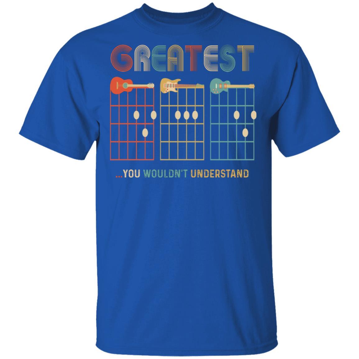 Worlds Greatest Guitar Dad You Wouldnt Understand-T-Shirt & Hoodie-Classic T-Shirt-Royal