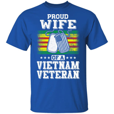 Proud Wife Of A VietNam Veteran Husband-T-Shirt & Hoodie-Classic T-Shirt-Royal
