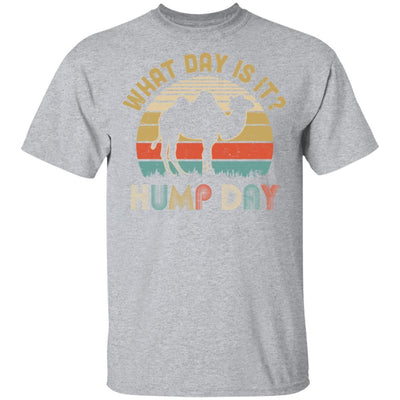 What Day Is It Vintage Funny Hump Day Camel-T-Shirt & Hoodie-Classic T-Shirt-Sport Grey