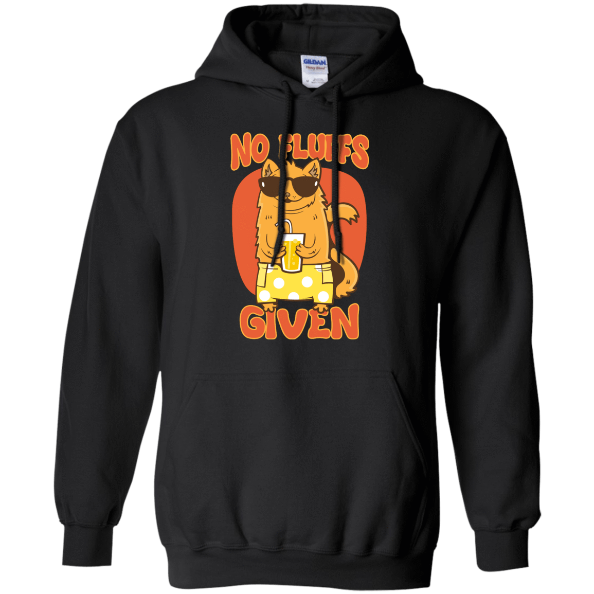 No Fluffs Given-T-Shirt & Hoodie-Pullover Hoodie-Black