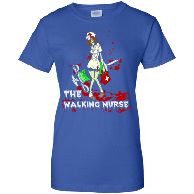The Walking Nurse-T-Shirt & Hoodie-Women's T-Shirt-Royal