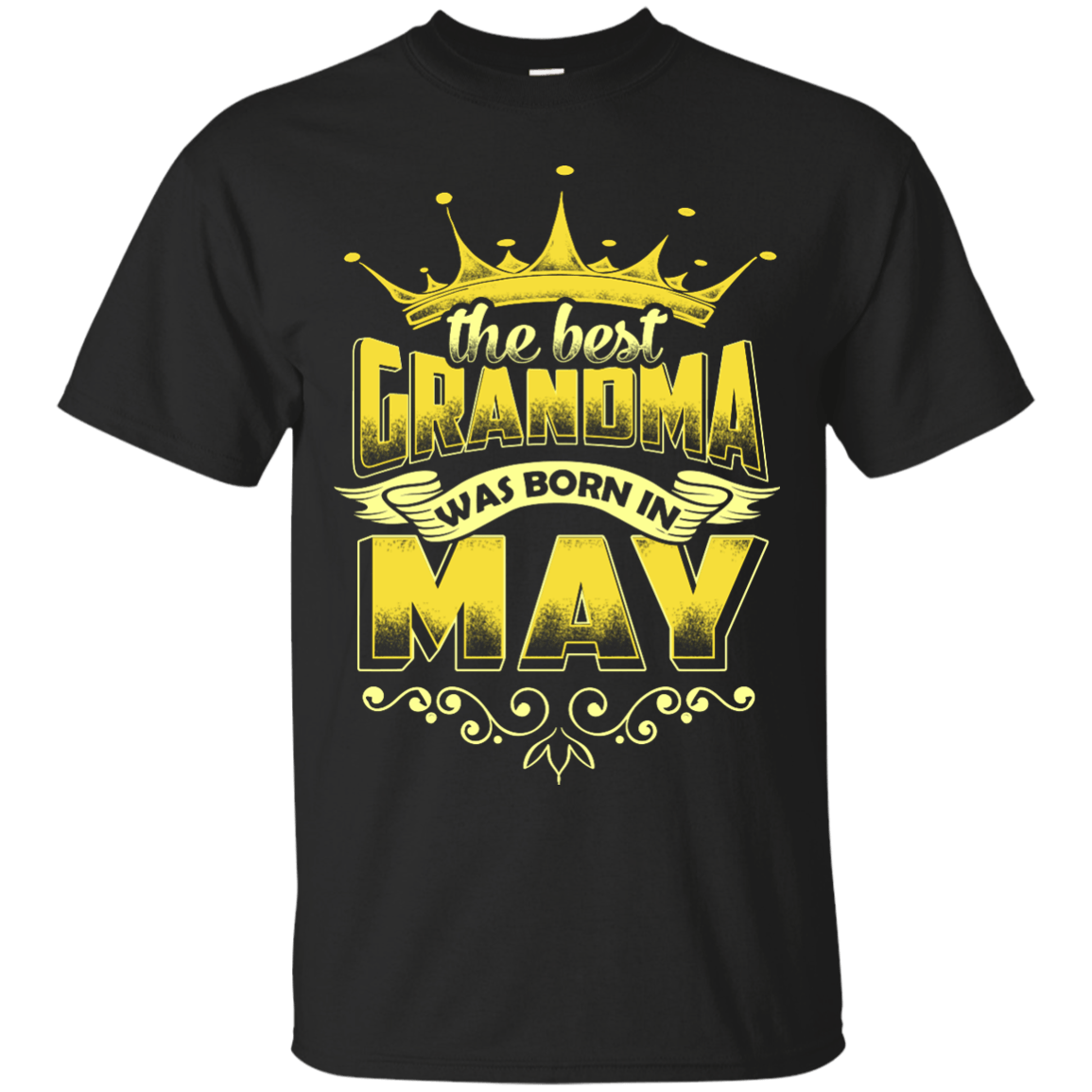 The Best Grandma Was Born In May-T-Shirt & Hoodie-Classic T-Shirt-Black