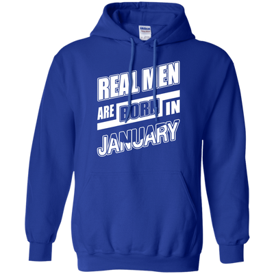 Real Men Are Born In January-T-Shirt & Hoodie-Pullover Hoodie-Royal