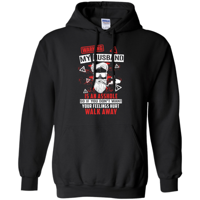 My Husband Is An A**hole-T-Shirt & Hoodie-Pullover Hoodie-Black