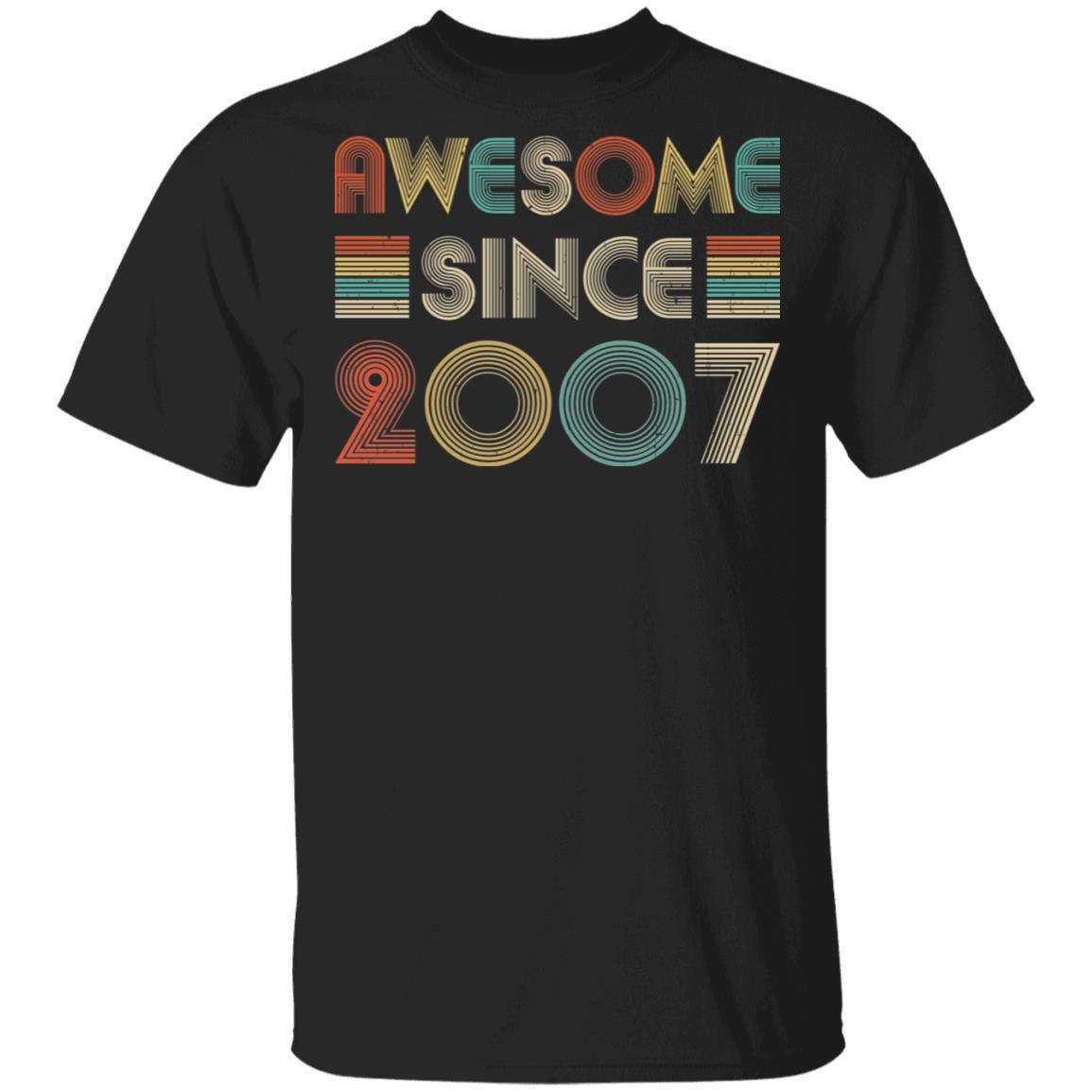 Awesome Since 2007 15th Birthday Gifts