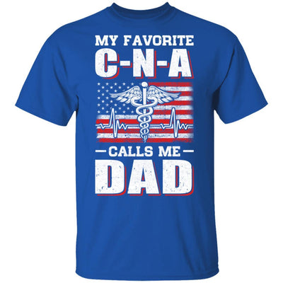 Nurse My Favorite CNA Calls Me Dad Father's Day Gifts-T-Shirt & Hoodie-Classic T-Shirt-Royal