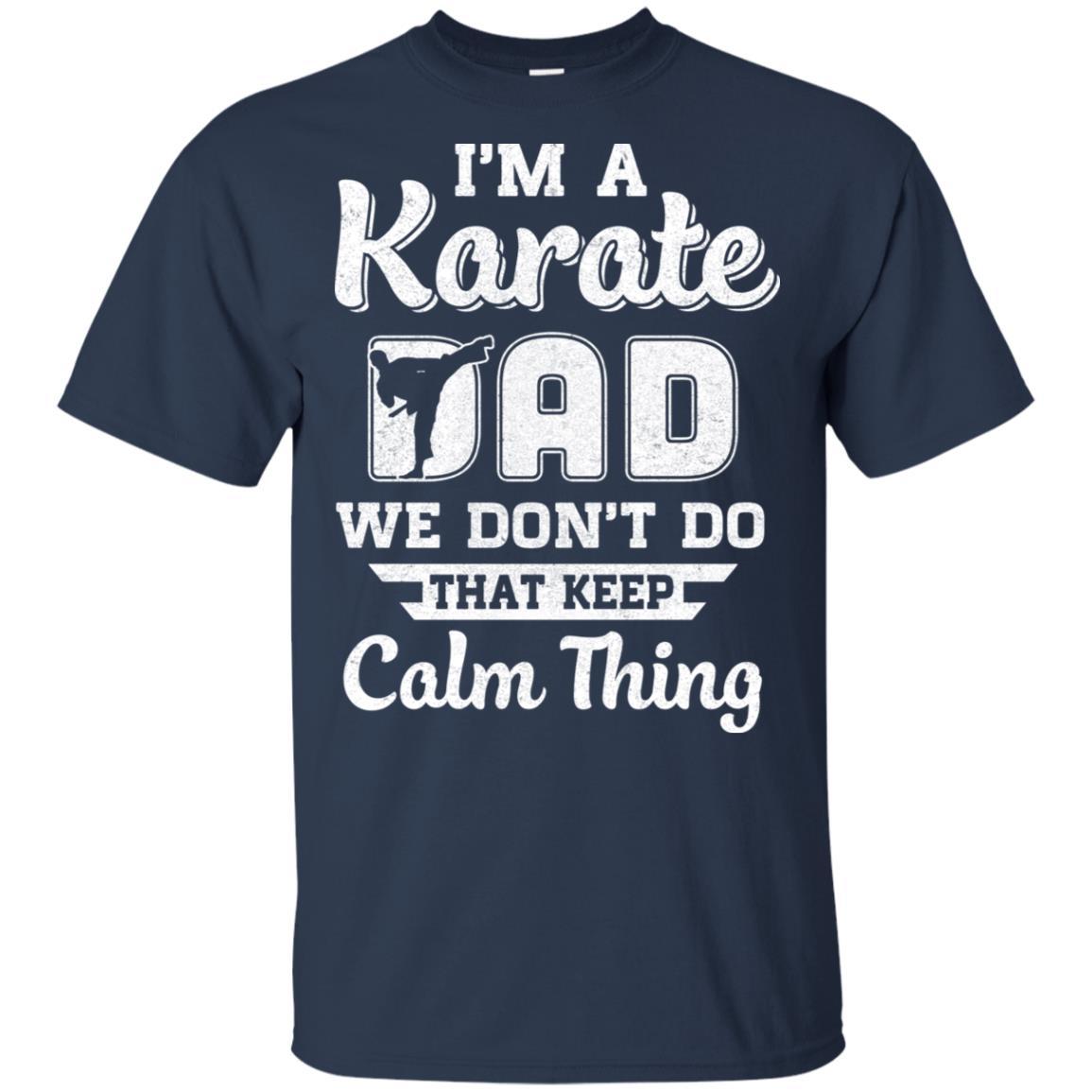 Funny Karate Dad Fighting Kyokushin Gifts-T-Shirt & Hoodie-Classic T-Shirt-Navy